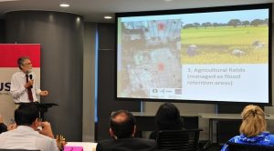 Jeremy Carew-Reid presents ICEM's work on climate resilience in Mekong Towns.